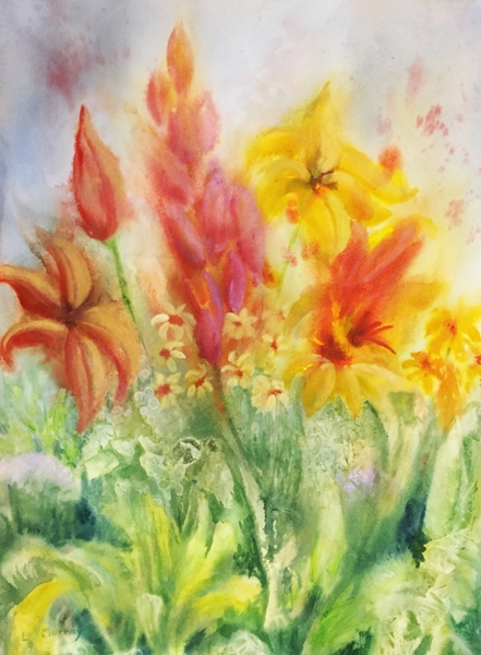 Click here to view Floral artwork by Linda Clowes Murray