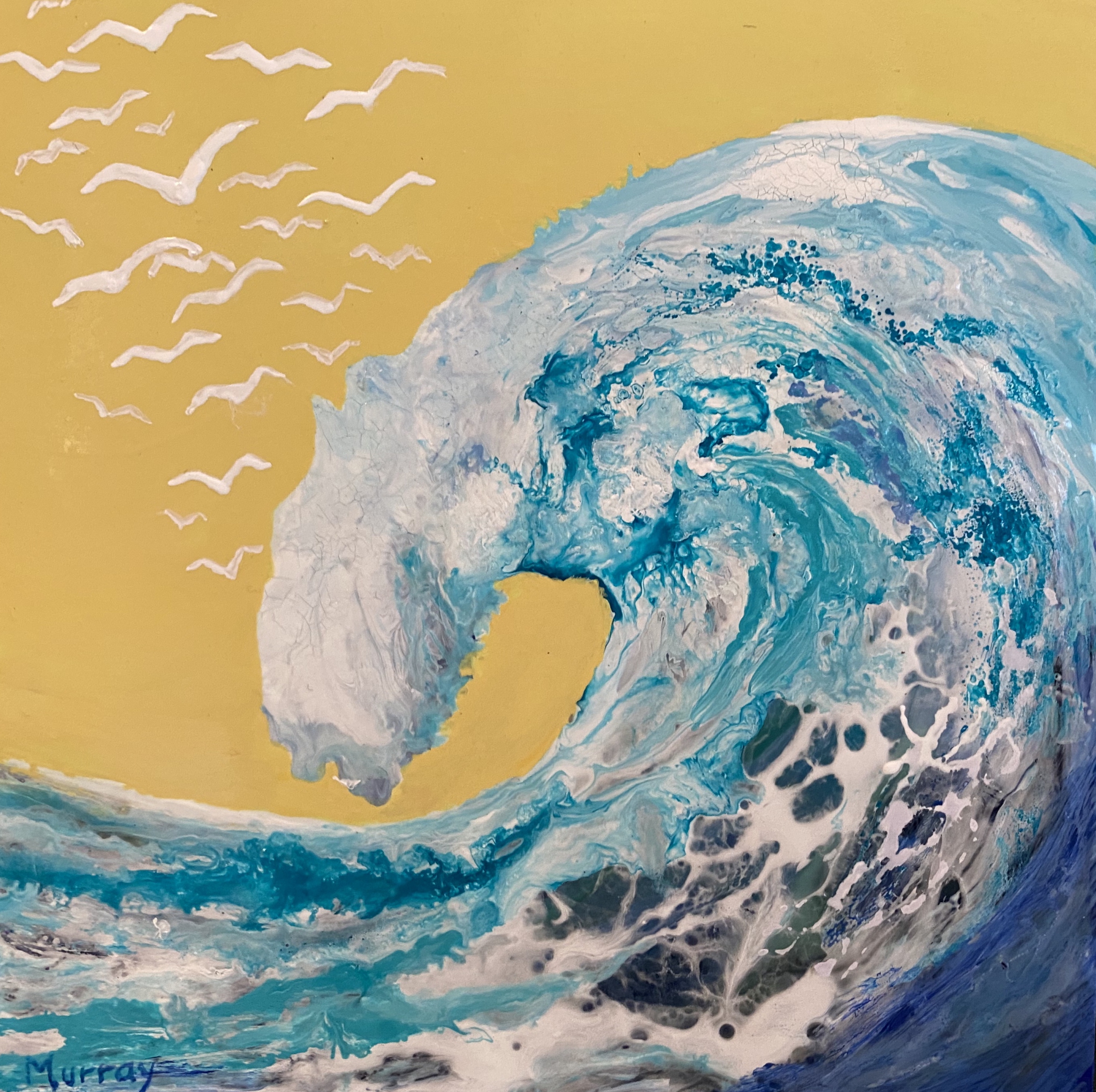 Click here to view Making Waves #15 by Linda Clowes Murray
