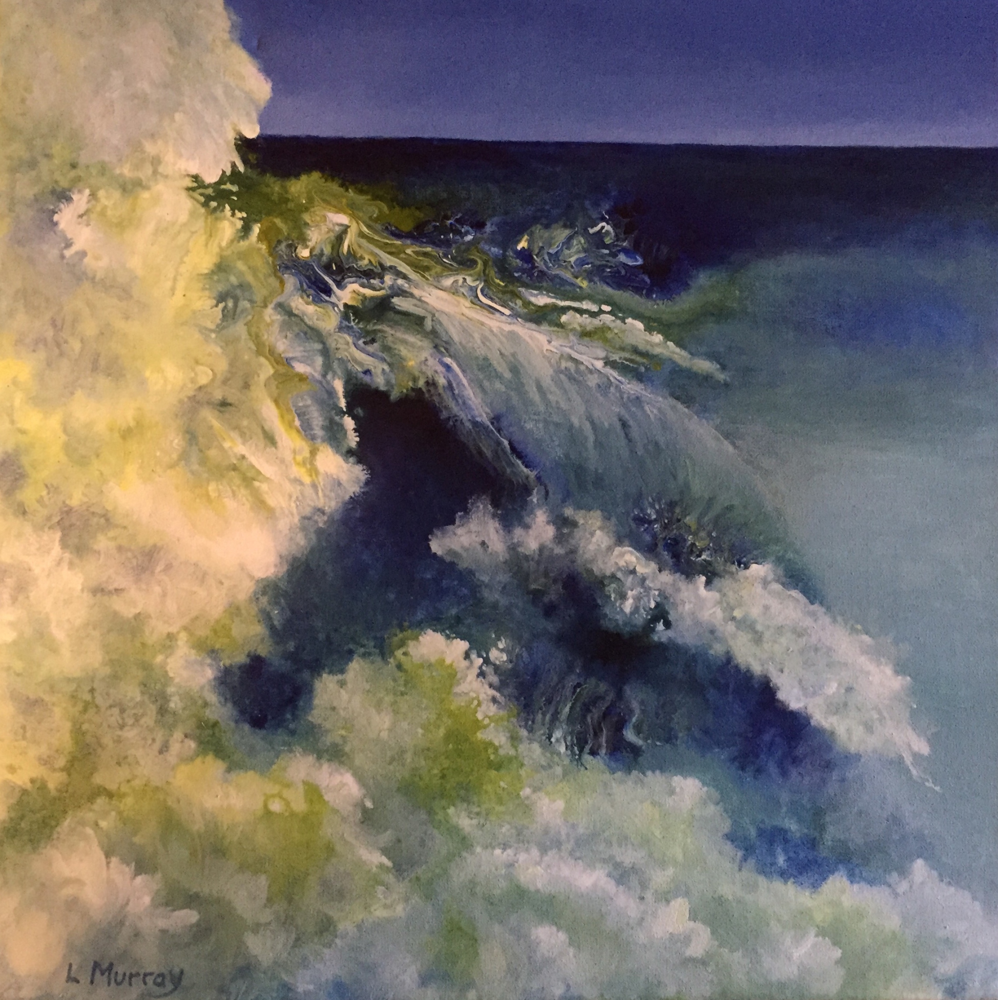 Click here to view Making Waves #21 by Linda Clowes Murray